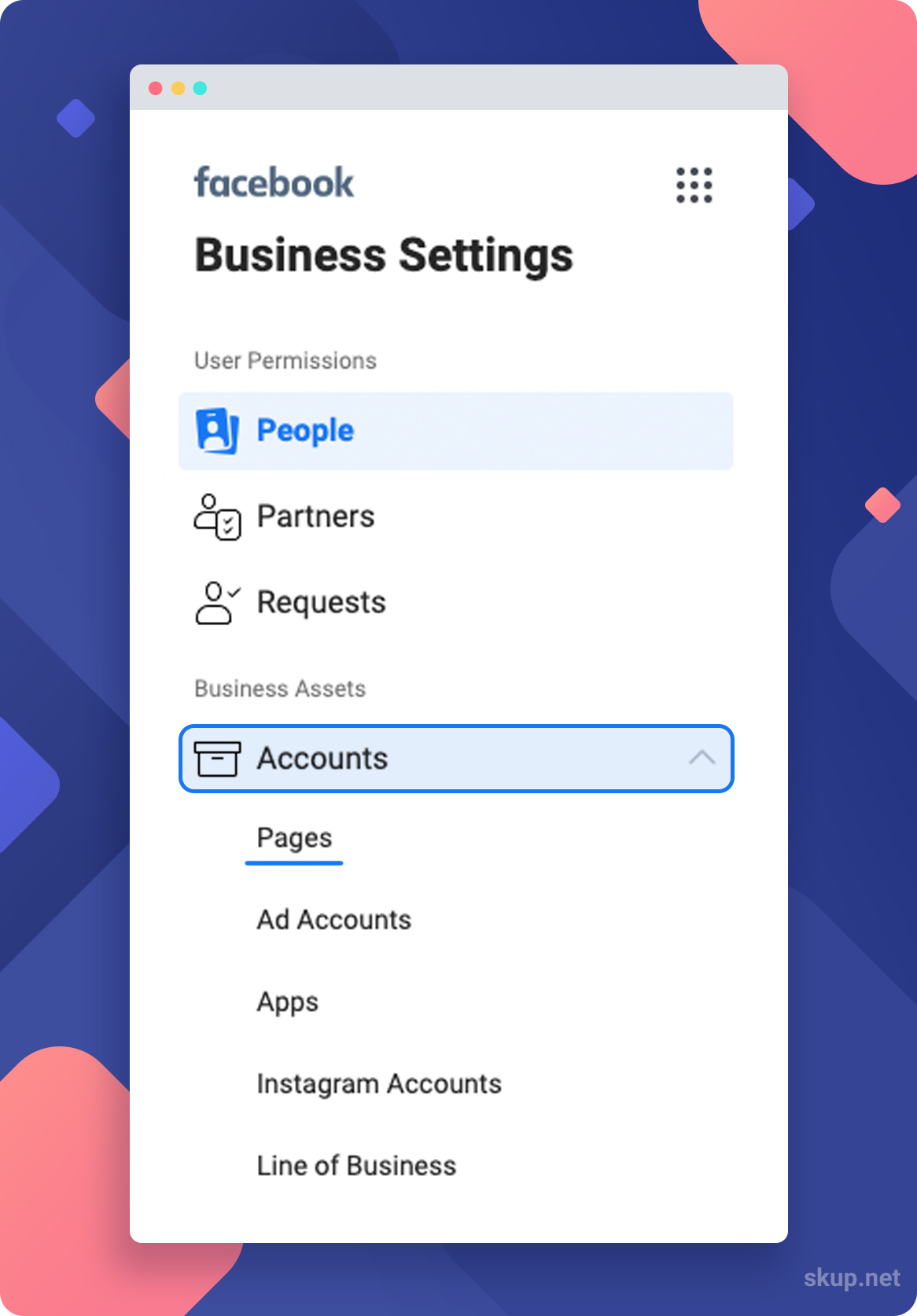 how to set up facebook business manager 