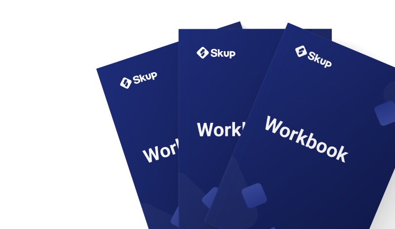You’ll also get a workbook you should download and print out before the workshop.
