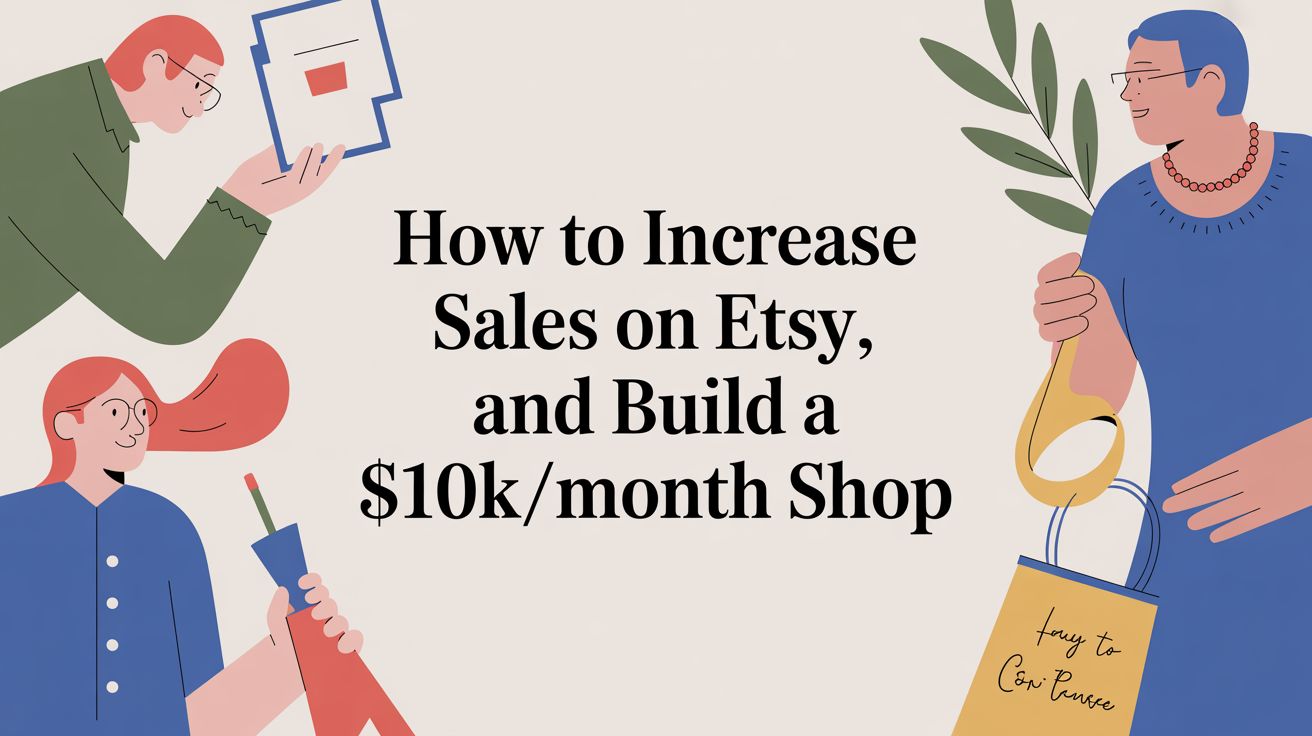 How to Increase Sales on Etsy and Build a $10k/Month Shop