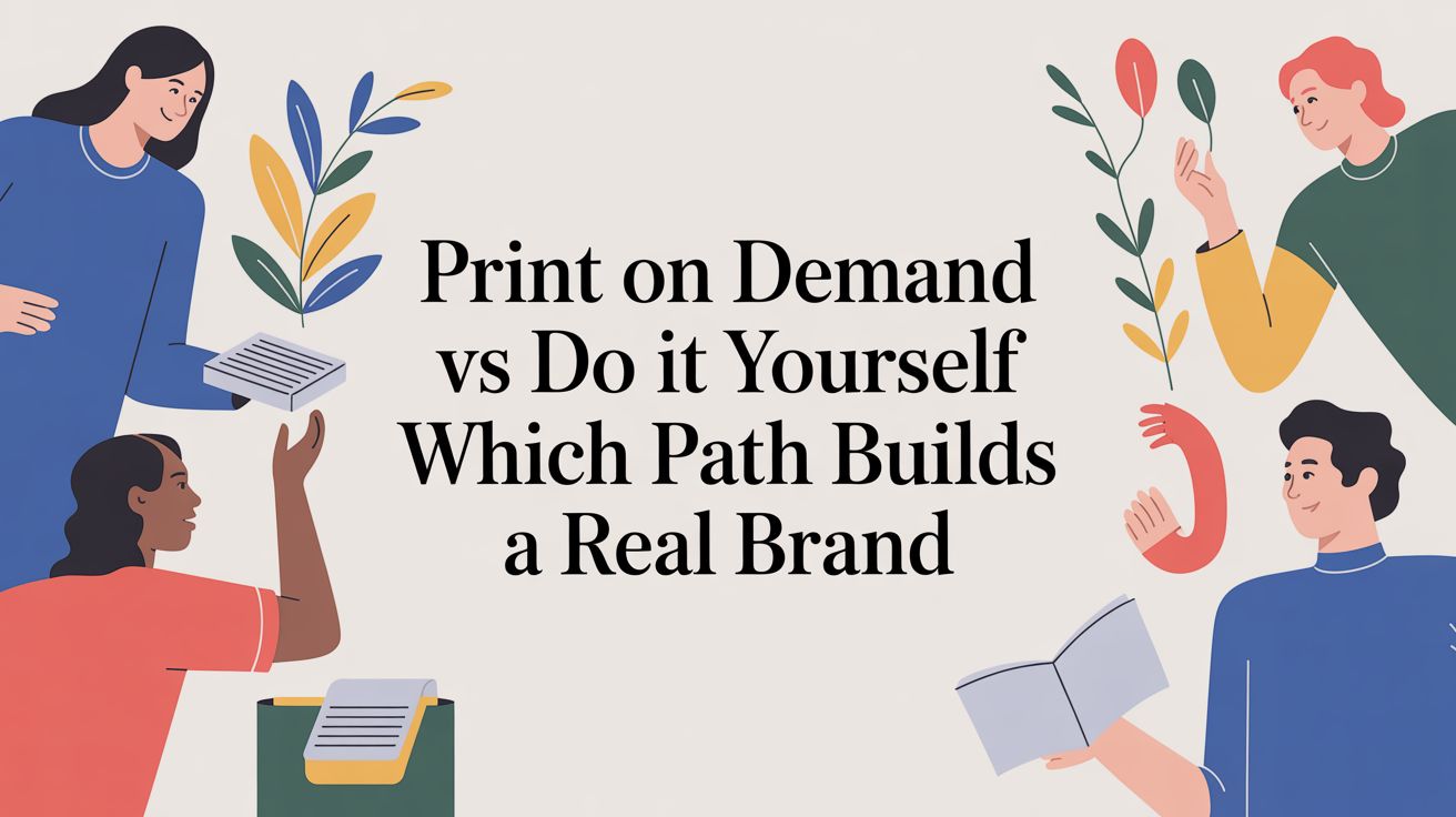 Print On Demand Vs Do It Yourself Which Path Builds a Real Brand