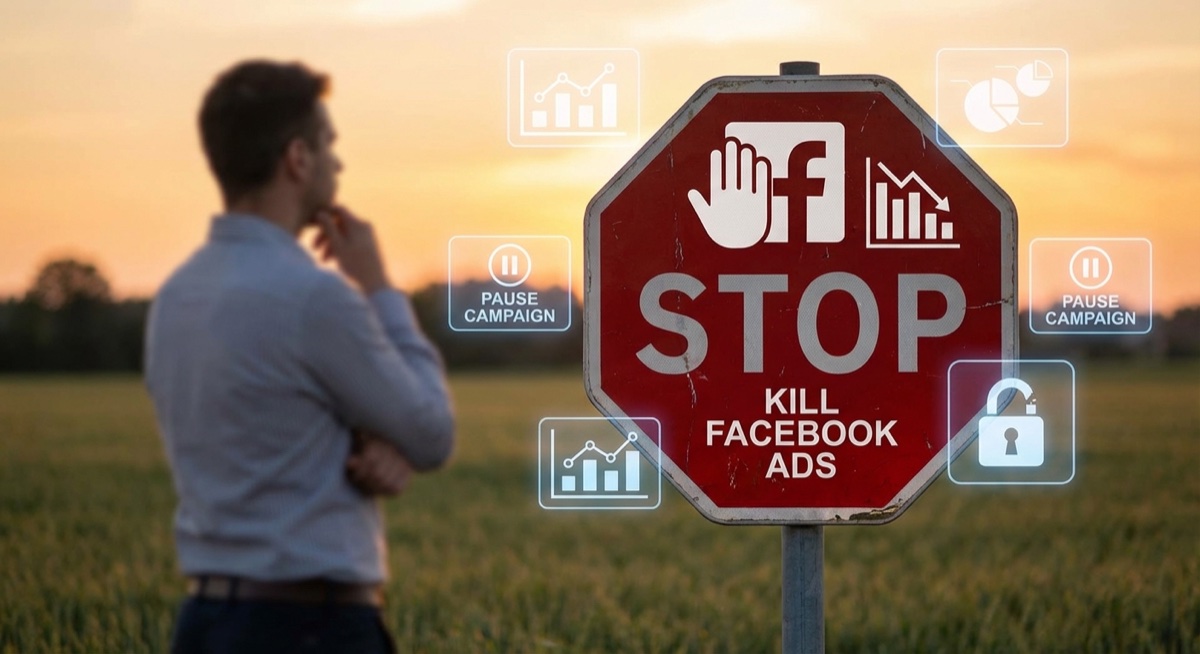 Warning signals for when to kill underperforming Facebook ads