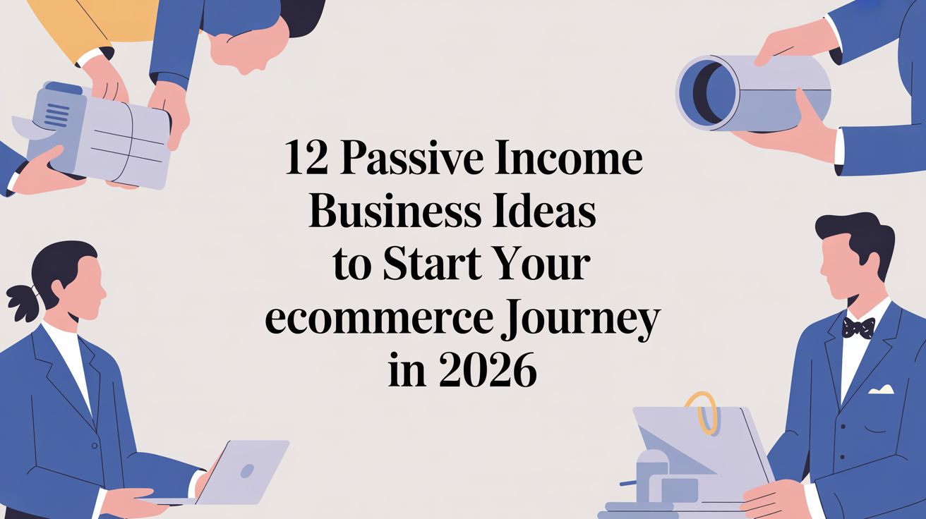 12 Passive Income Business Ideas To Start Your eCommerce Journey in 2026