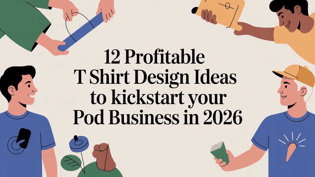 12 Profitable T Shirt Design Ideas to Kickstart Your POD Business in 2026