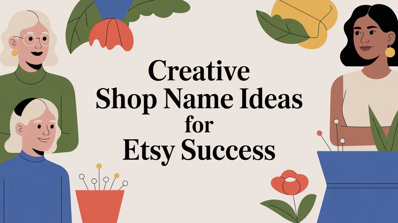 Creative Shop Name Ideas for Etsy Success