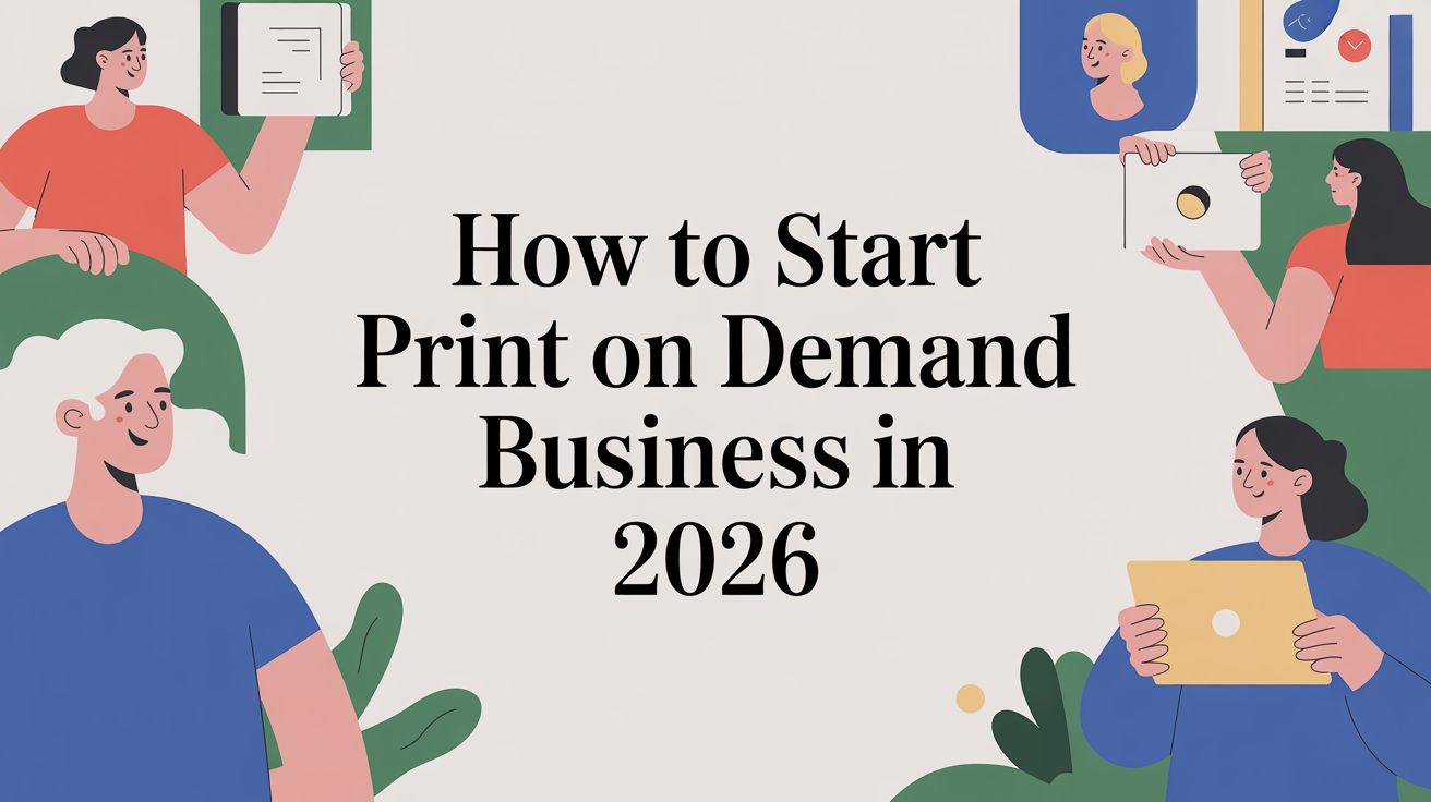 How to start print on demand business in 2026