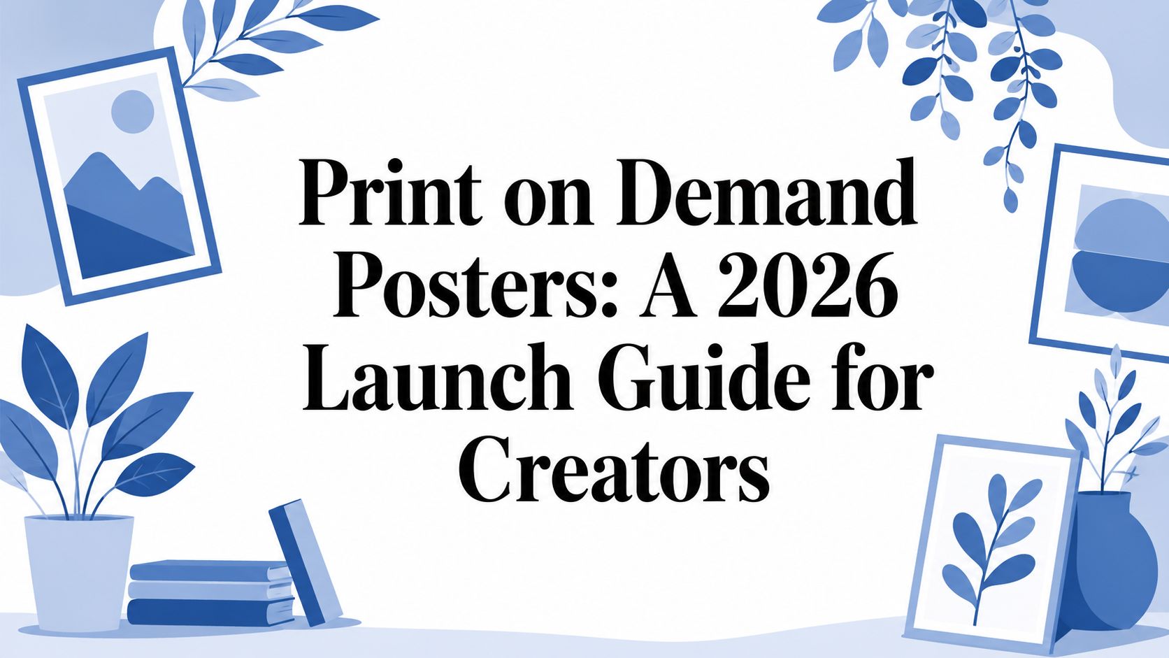 Print on Demand Posters: A 2026 Launch Guide for Creators