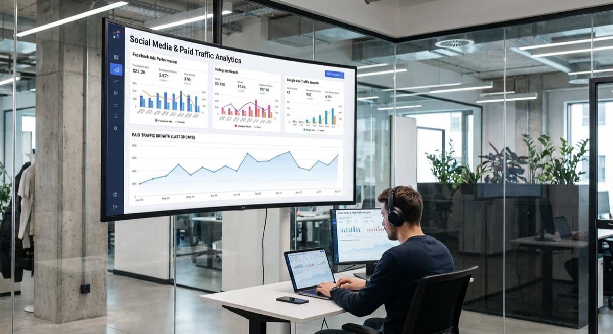 Paid traffic dashboard for scaling POD business
