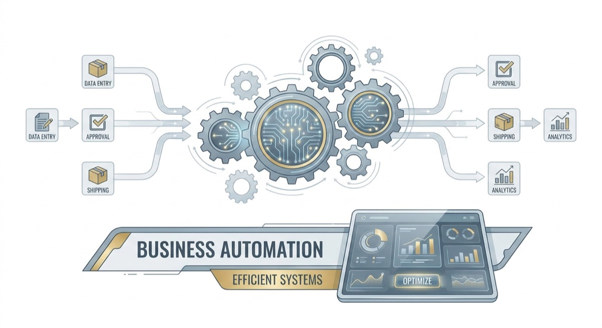 Business systems and automation workflow visualization