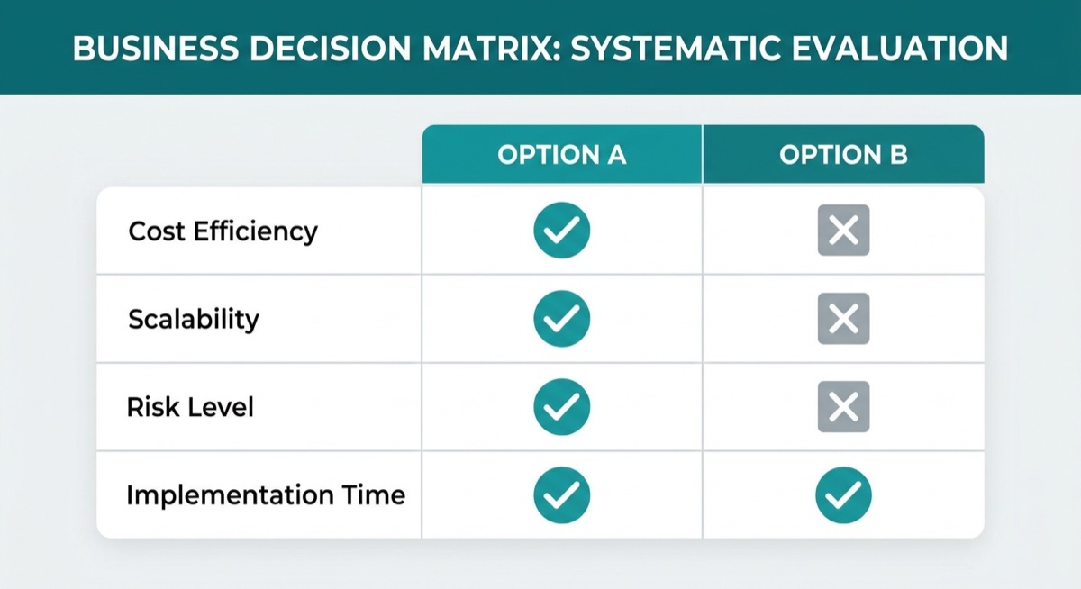 Systematic comparison checklist for evaluating POD training programs