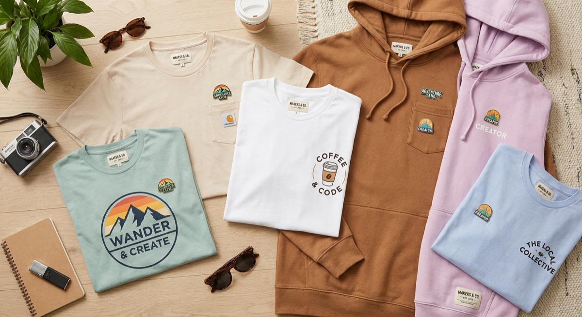 Product flat lay photography for Pinterest pins